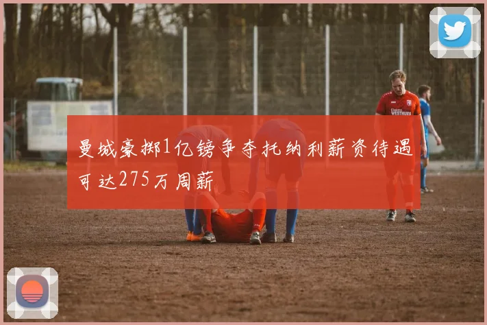 曼城豪掷1亿镑争夺托纳利薪资待遇可达275万周薪